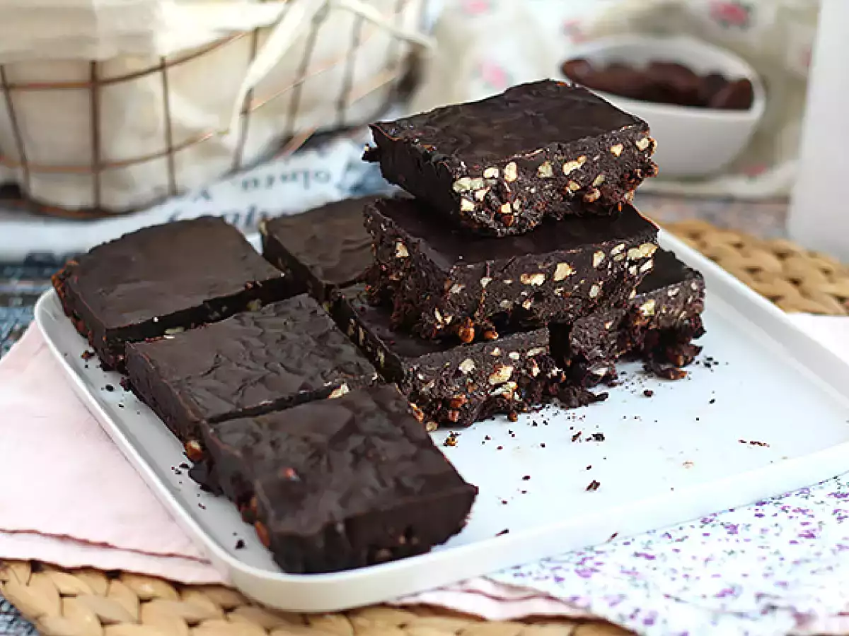 Brawnie - Nyers datolyás brownie - fotó 5