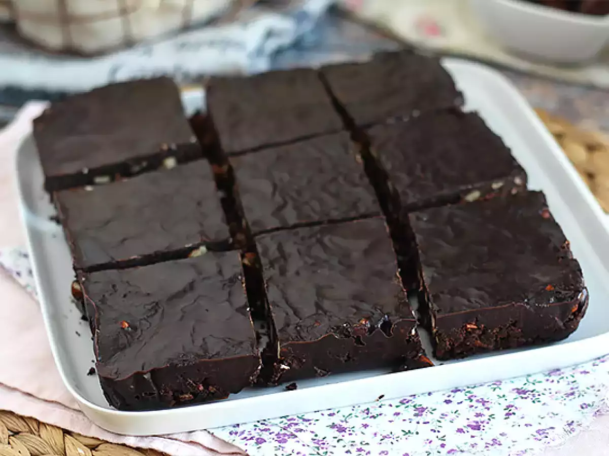 Brawnie - Nyers datolyás brownie - fotó 6