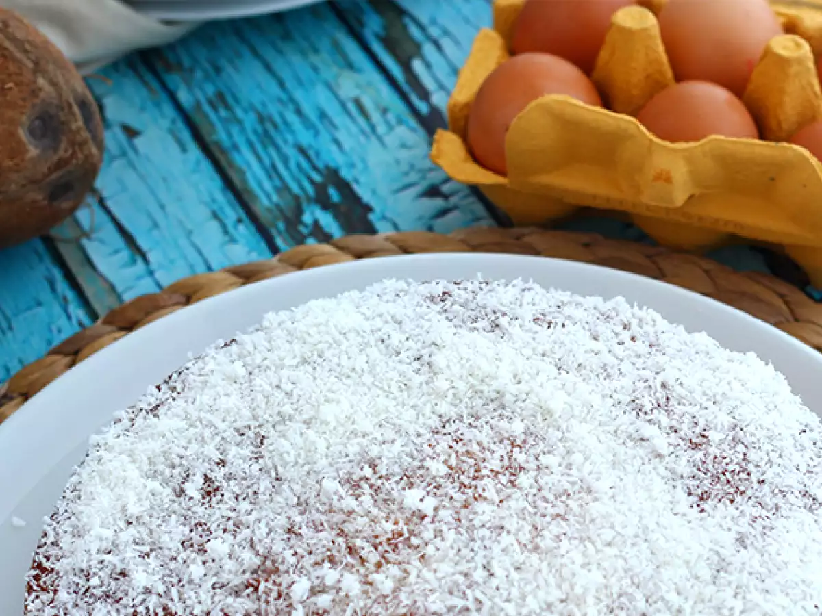Brazil kókuszos torta - Bolo toalha felpuda - fotó 4