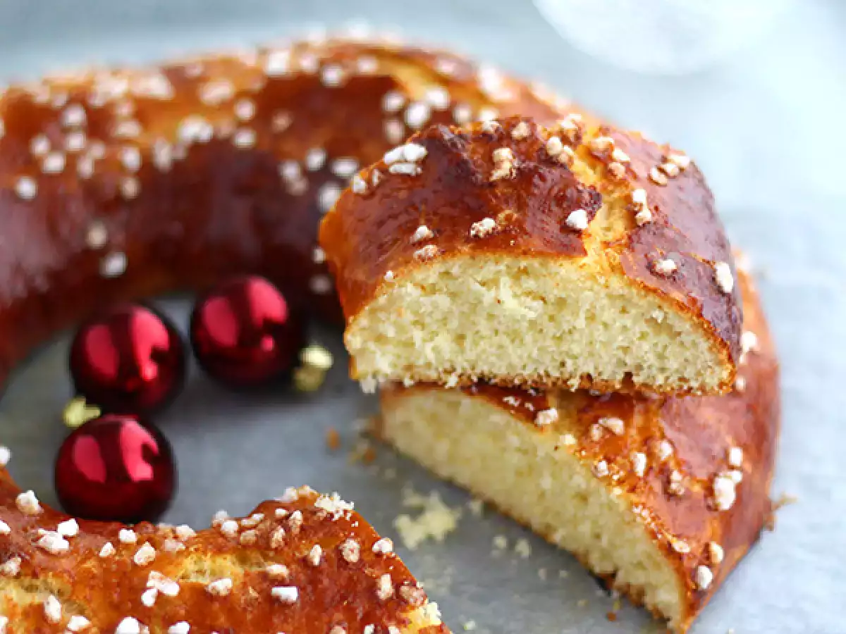 Brioche des rois lépésről lépésre - fotó 2