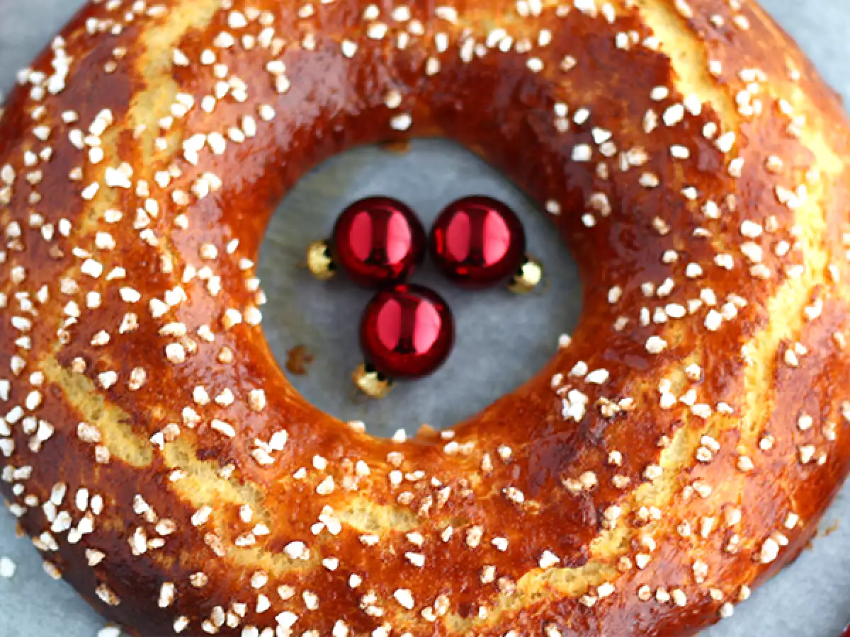Brioche des rois lépésről lépésre - fotó 3
