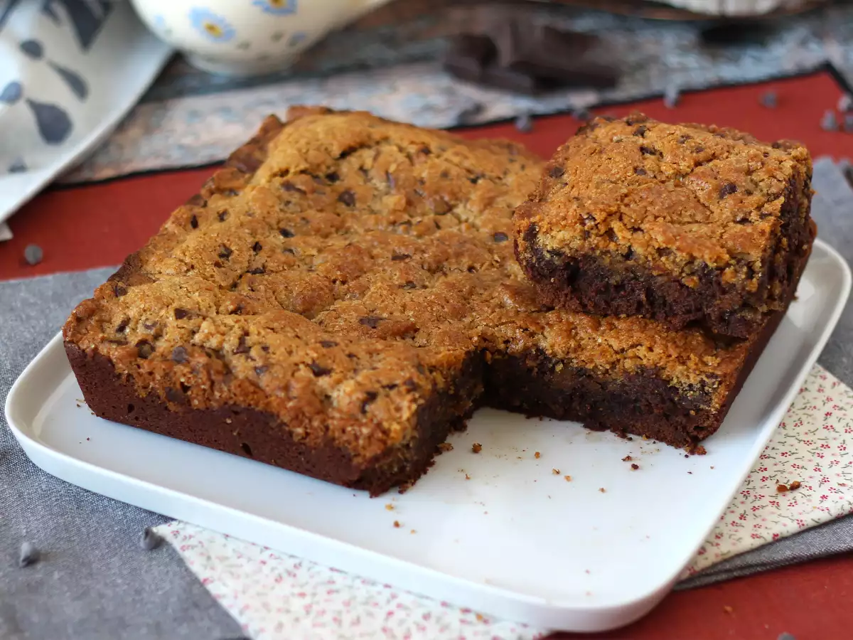 Brookies, a brownie és a süti tökéletes kombinációja - fotó 5
