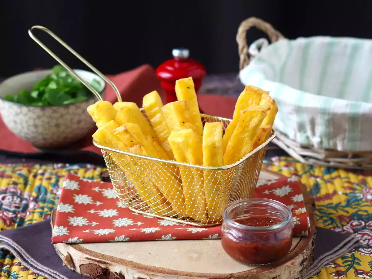 Bűntudatmentes sült polenta: ropogós, aranyszínű és tökéletes az Air Fryerben! - fotó 3