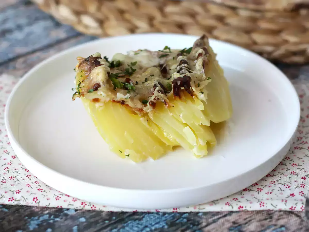 Burgonya gratin Air Fryerrel - fotó 3