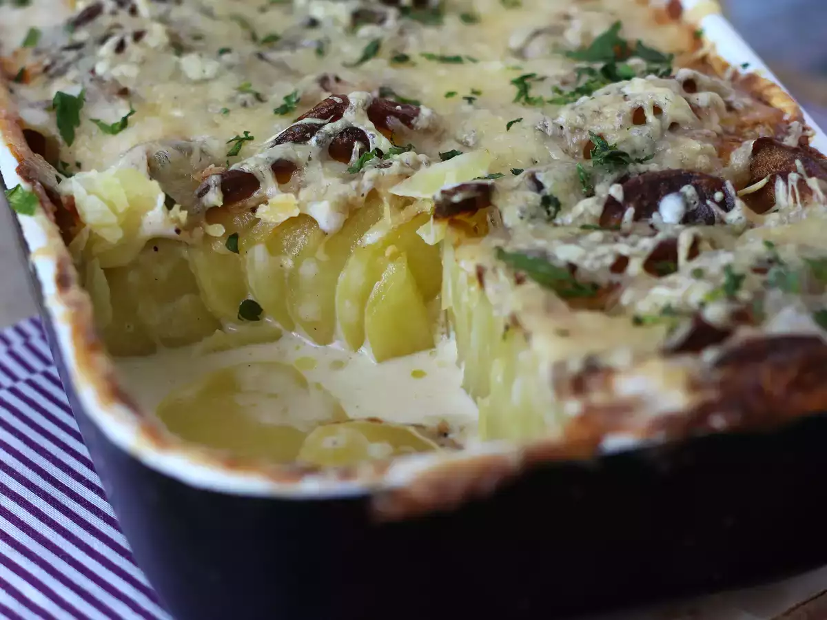 Burgonya gratin Air Fryerrel - fotó 4