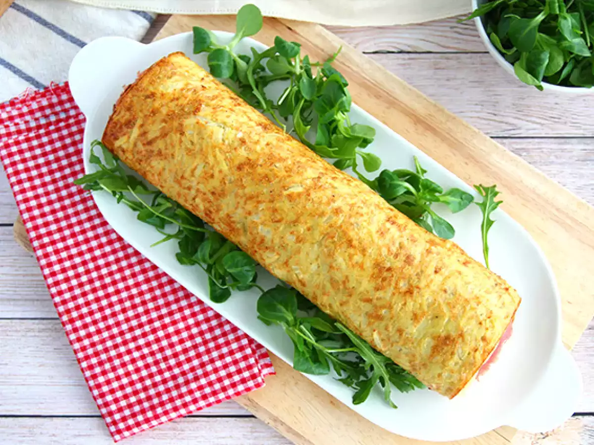 Burgonyatekercs Savoy Raclette sajttal és sonkával - fotó 4