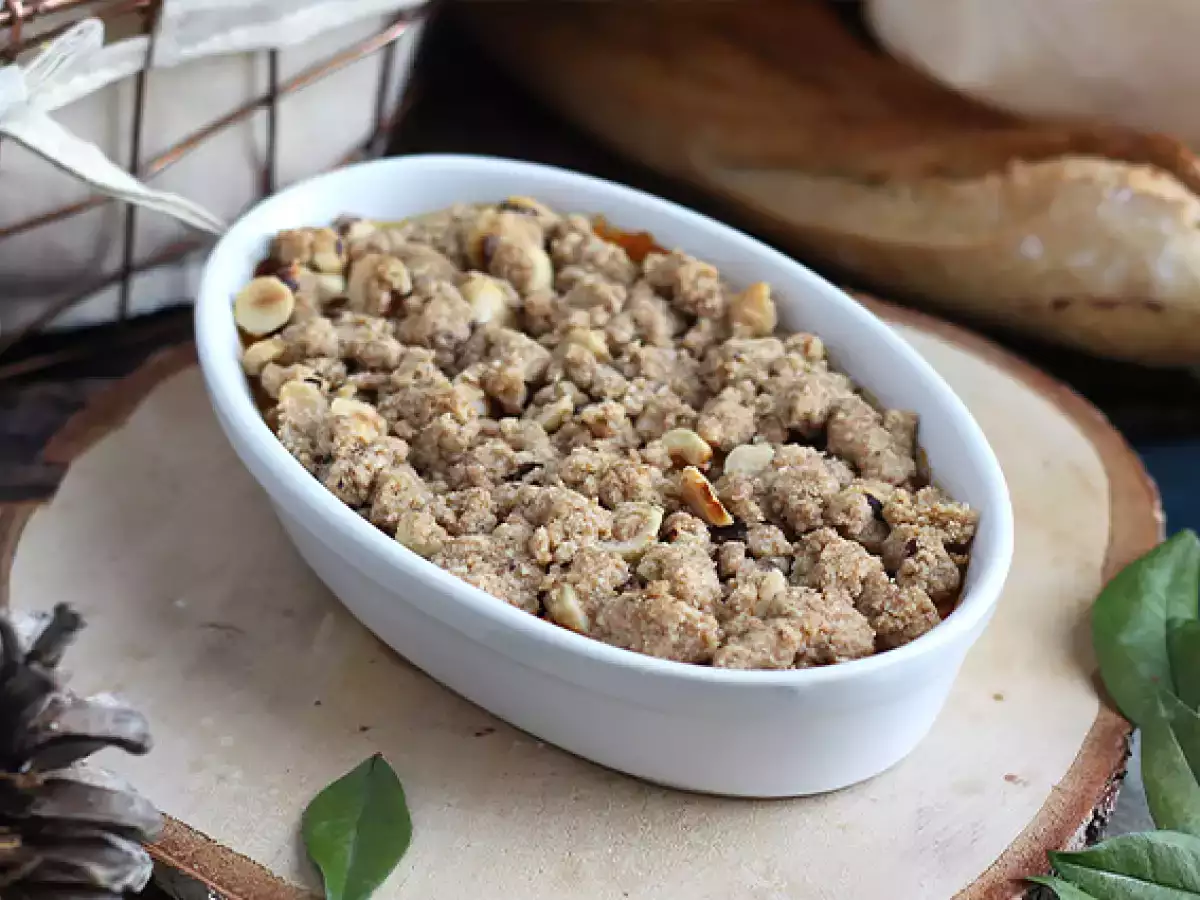 Butternut crumble mogyoróval - fotó 3
