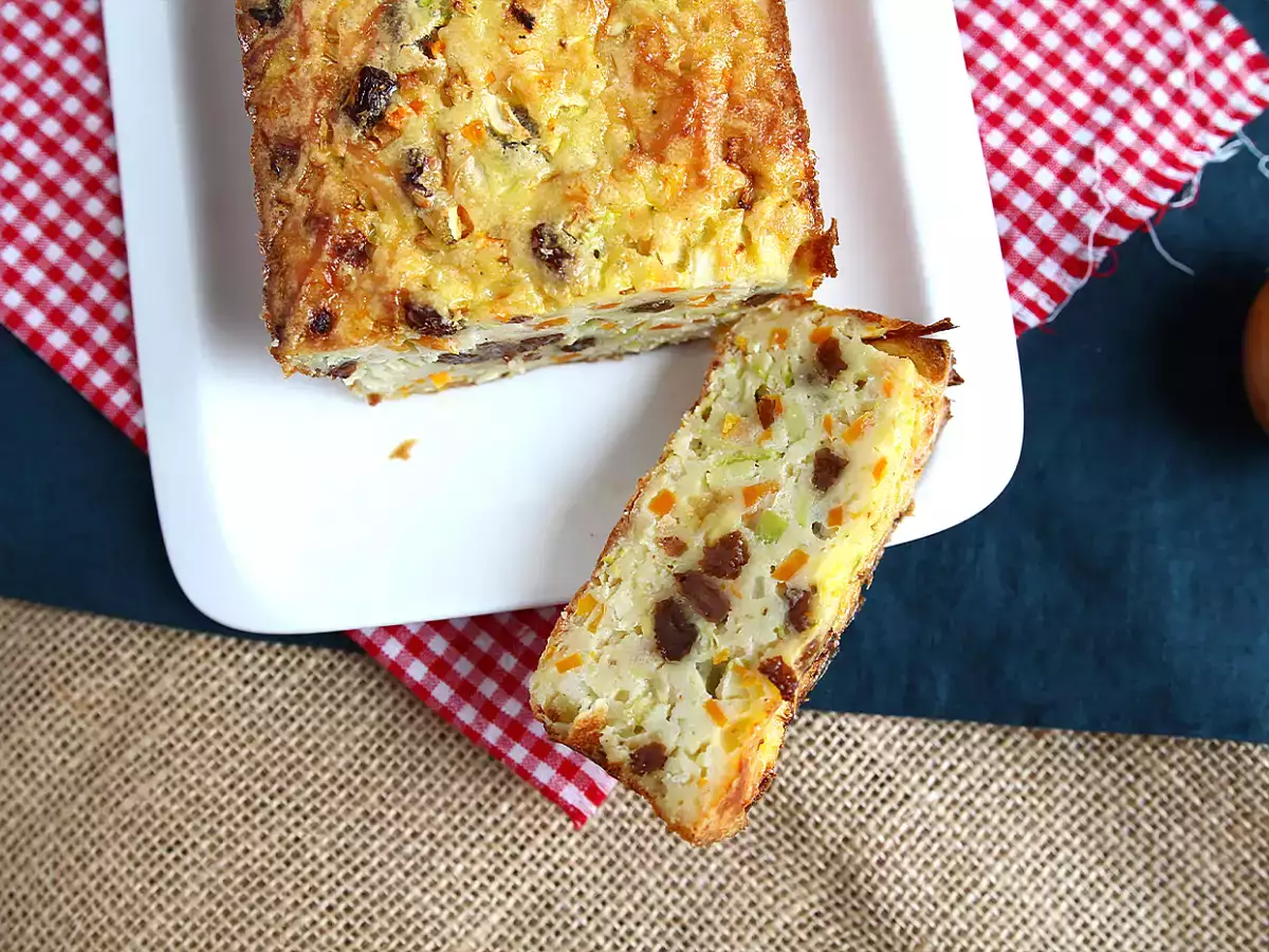Búzadara torta cukkinivel és sárgarépával - fotó 3