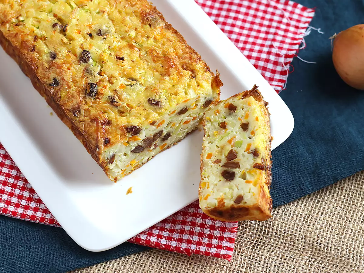 Búzadara torta cukkinivel és sárgarépával - fotó 4