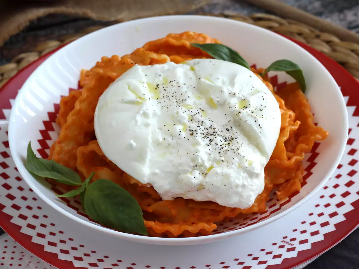 Calabriai stílusú pesto krémes burrata sajttal - fotó 6