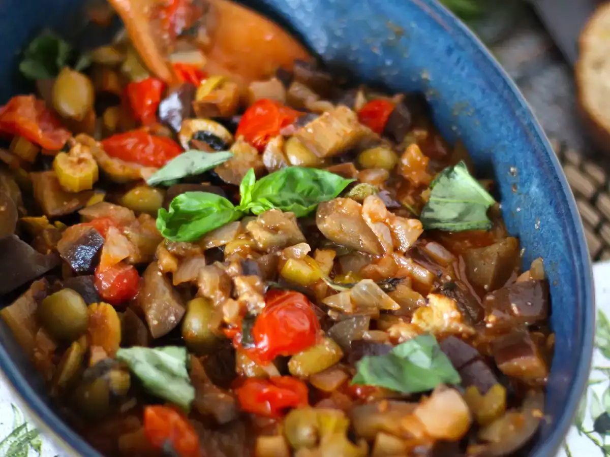 Caponata siciliana, a kihagyhatatlan gyors és egyszerű olasz recept - fotó 2
