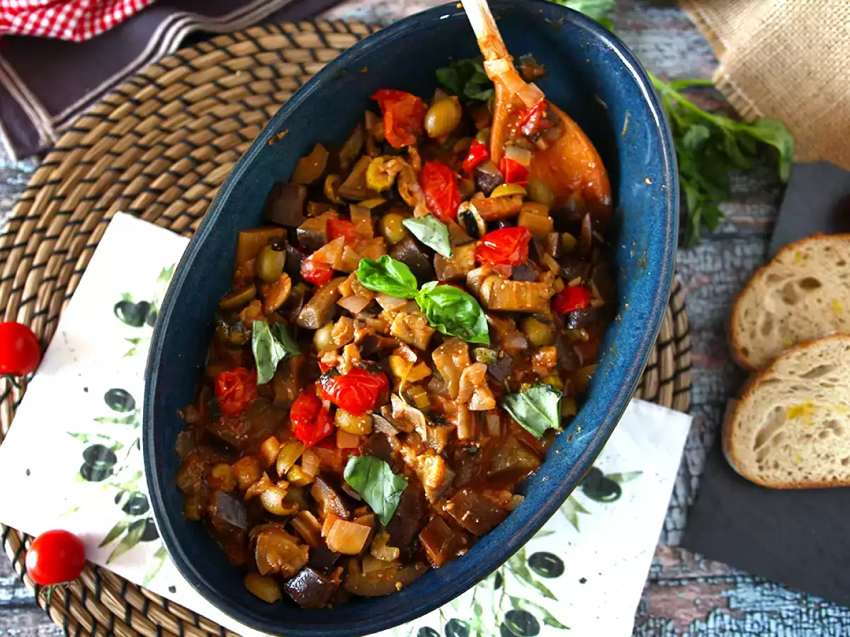 Caponata siciliana, a kihagyhatatlan gyors és egyszerű olasz recept - fotó 3