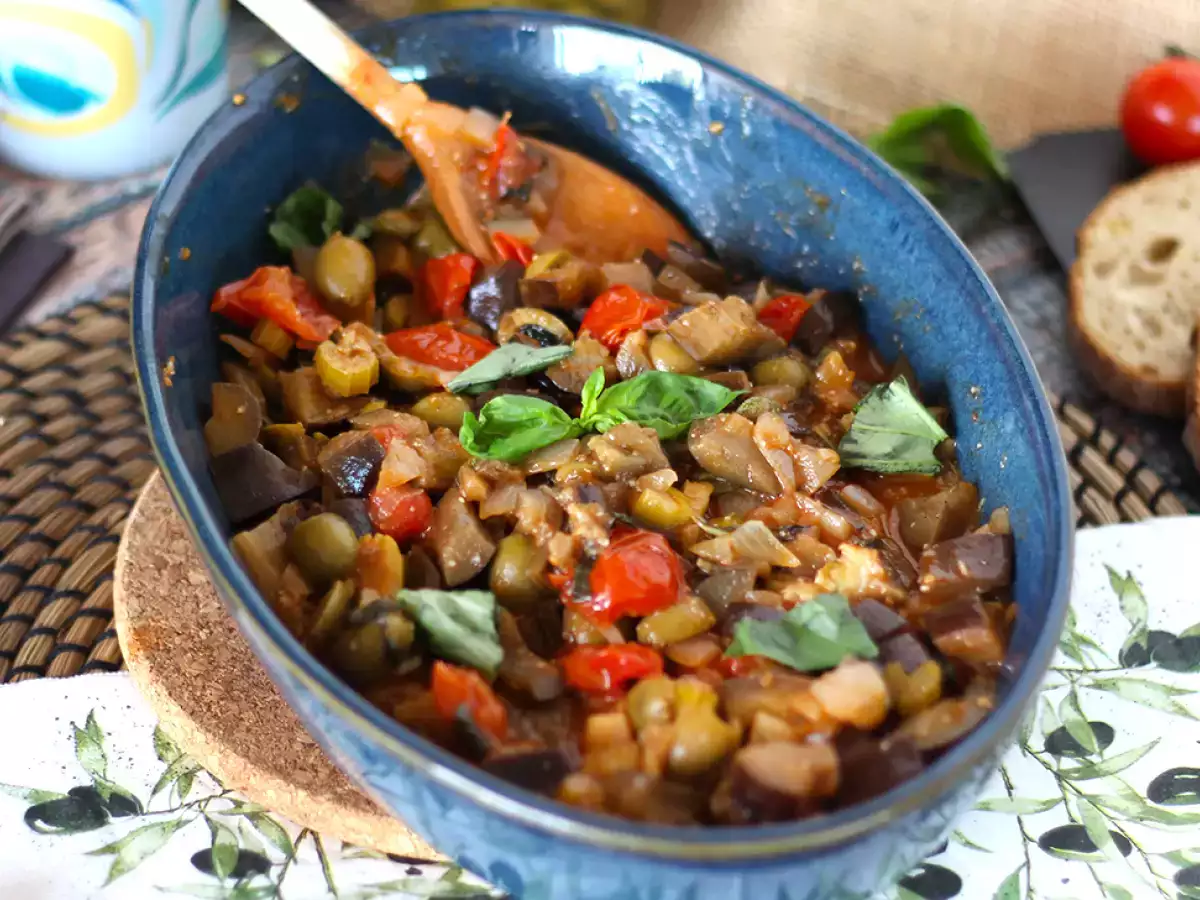 Caponata siciliana, a kihagyhatatlan gyors és egyszerű olasz recept - fotó 4