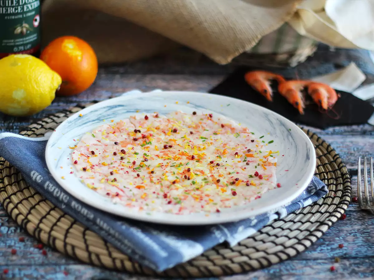 Carpaccio garnélarákból - fotó 4