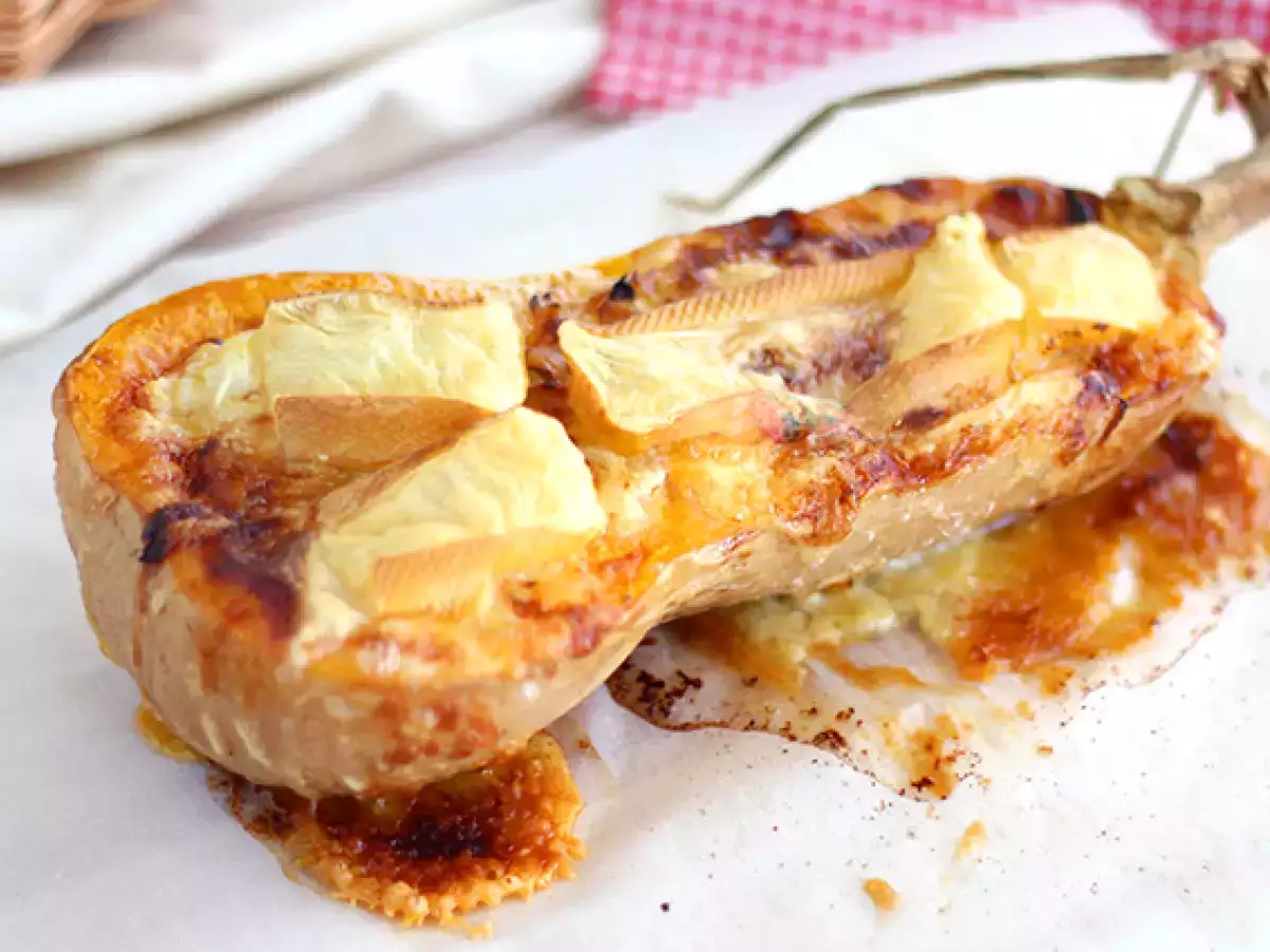 Courgiflette - Butternut sütőtök tartiflette stílusban - fotó 2
