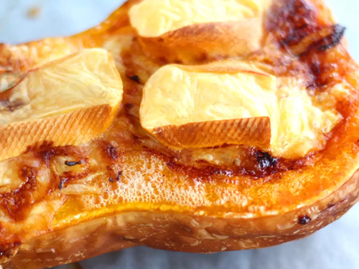 Courgiflette - Butternut sütőtök tartiflette stílusban - fotó 3