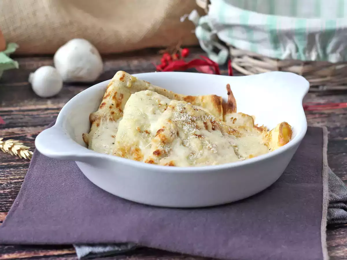 Crespelle ricotta és gomba: a tökéletes krémes vegetáriánus recept minden alkalomra - fotó 4