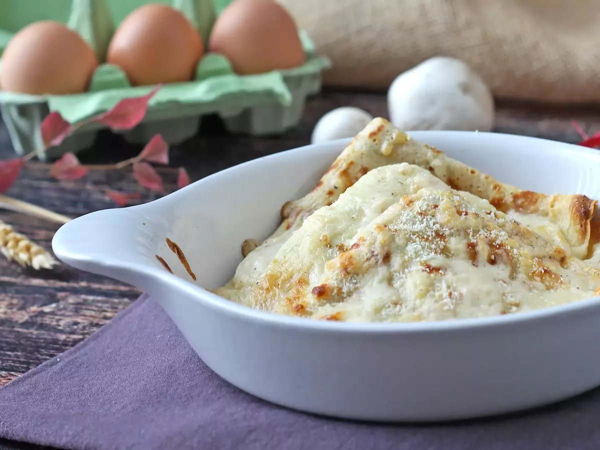 Crespelle ricotta és gomba: a tökéletes krémes vegetáriánus recept minden alkalomra - fotó 5