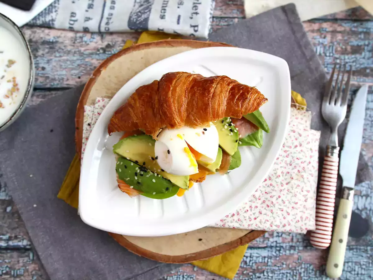 Croissant brunch szendvics - fotó 2