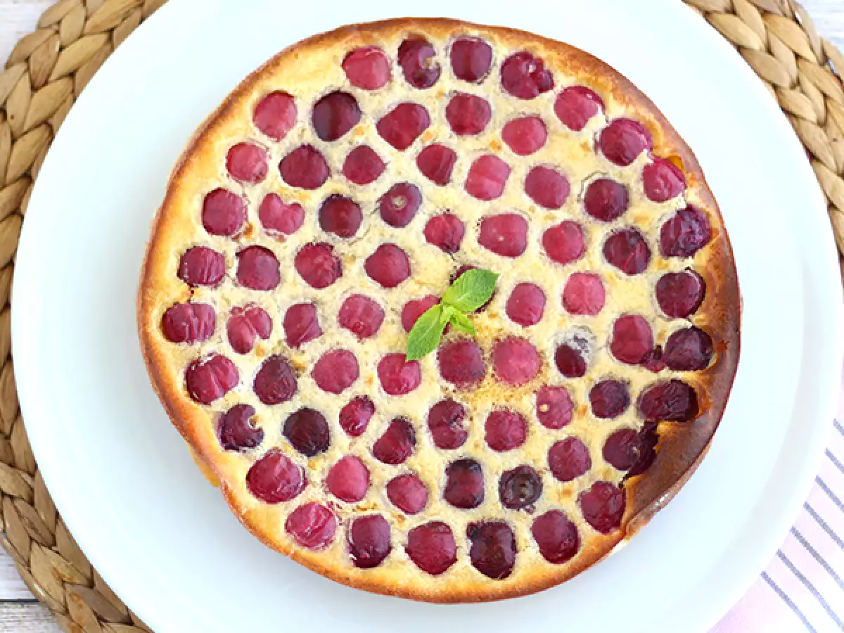 Cseresznyés clafoutis, egy ultra-olvadó klasszikus