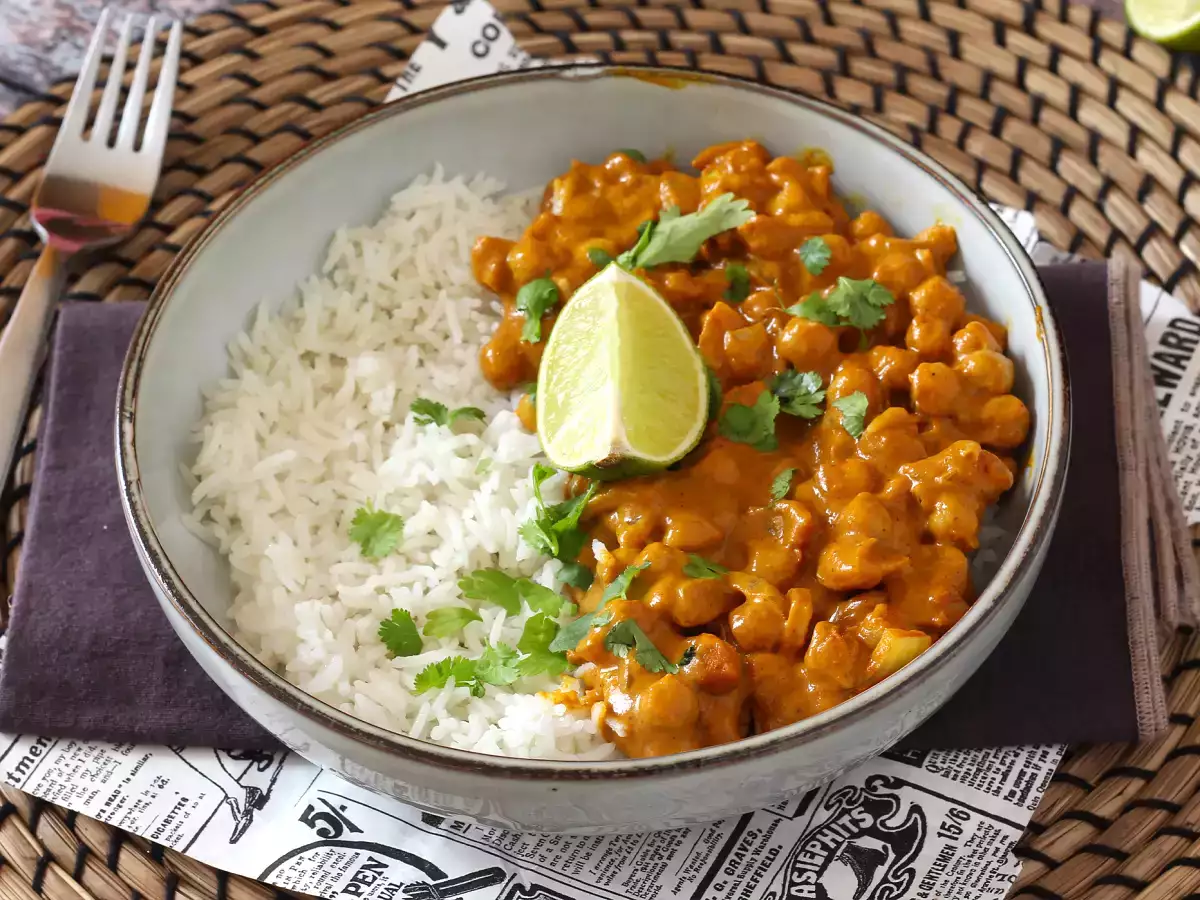 Csicseriborsó curry, a szuper ínyenc vegán recept - fotó 3