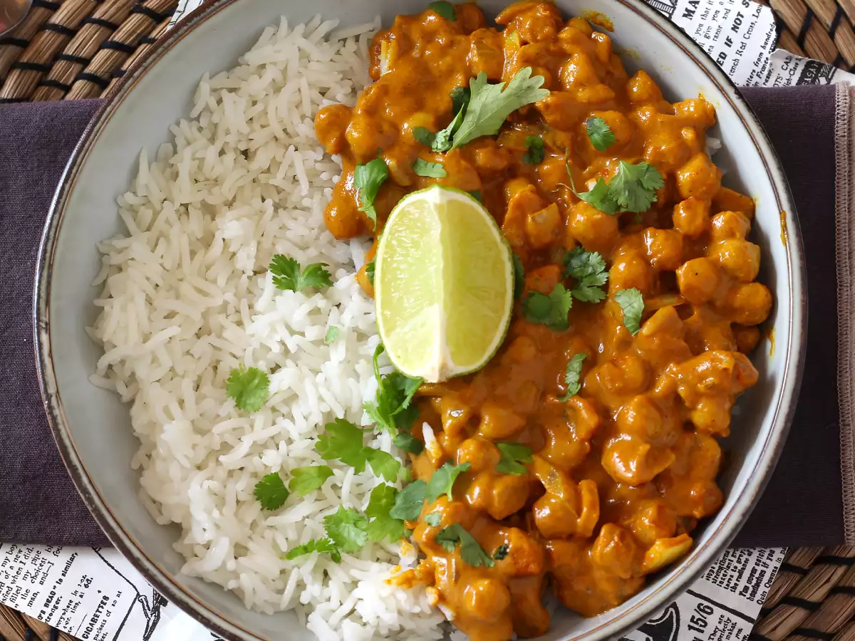 Csicseriborsó curry, a szuper ínyenc vegán recept - fotó 4