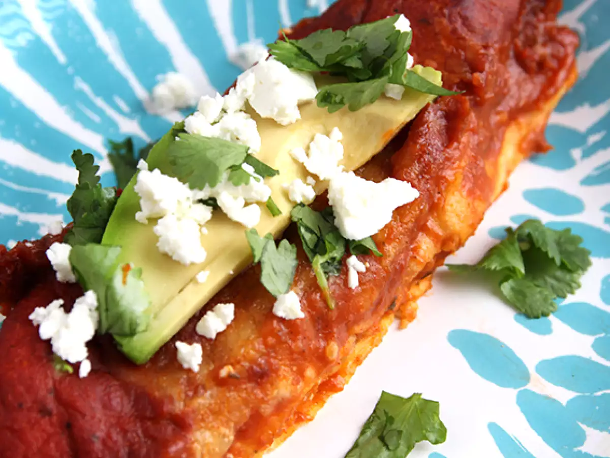 Csirke Enchiladas chili mártással - fotó 5
