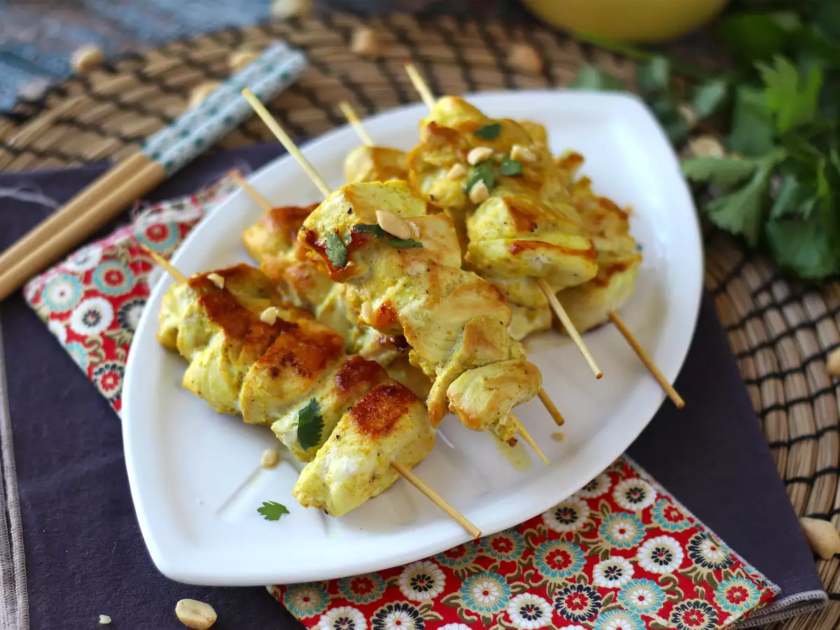 Csirke kebab satay mártással, egy kulináris utazás Ázsiába! - fotó 2