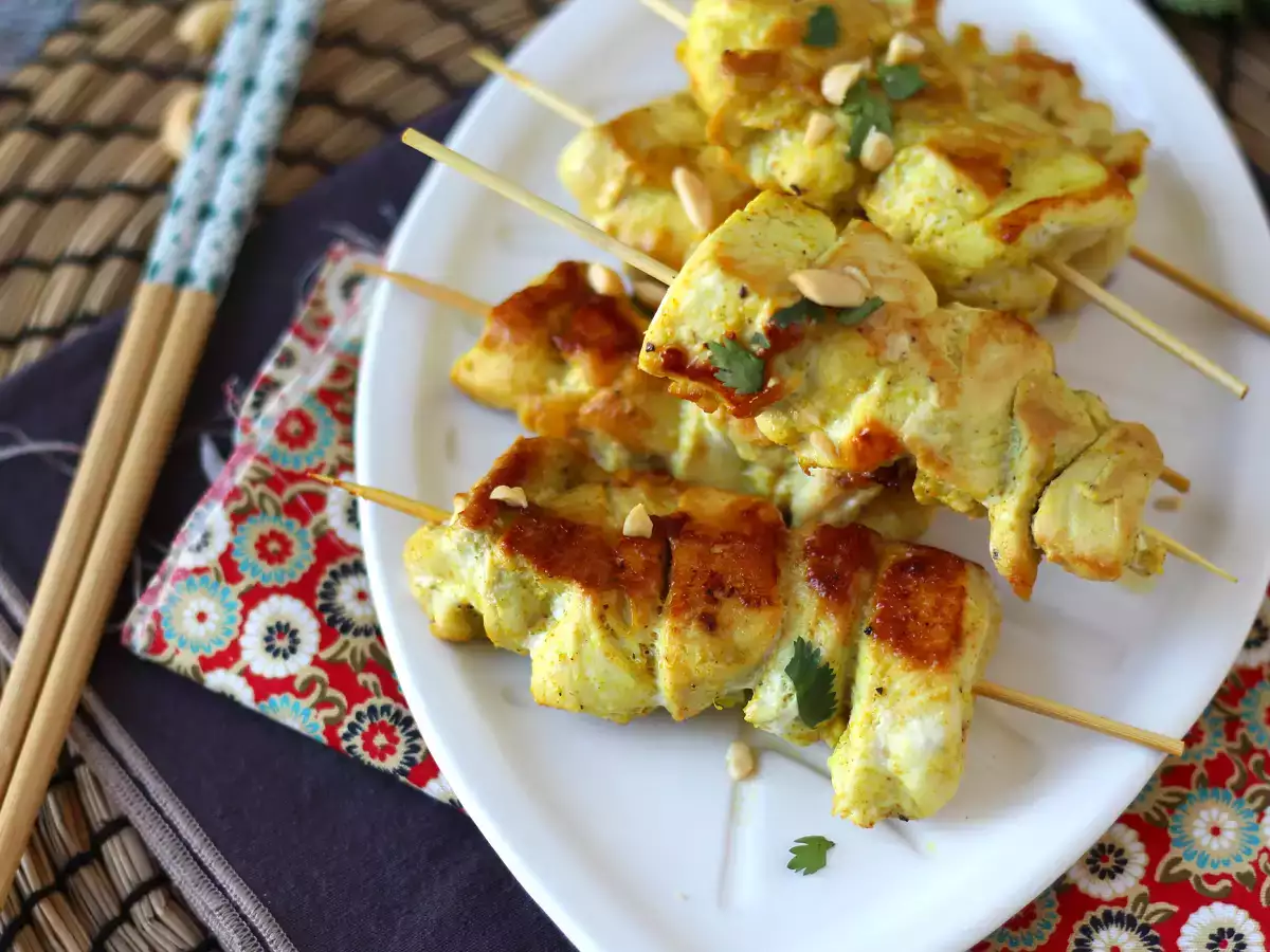 Csirke kebab satay mártással, egy kulináris utazás Ázsiába! - fotó 3