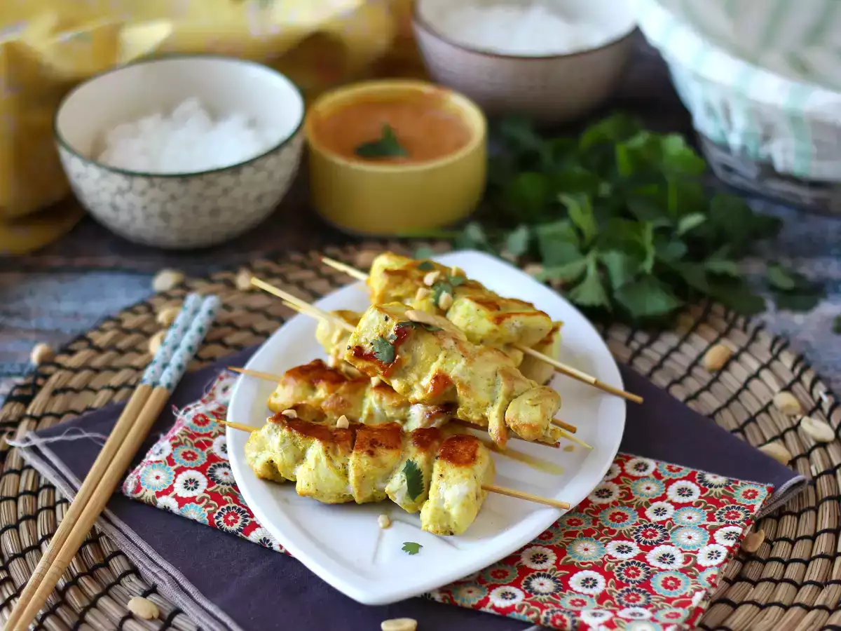 Csirke kebab satay mártással, egy kulináris utazás Ázsiába! - fotó 4