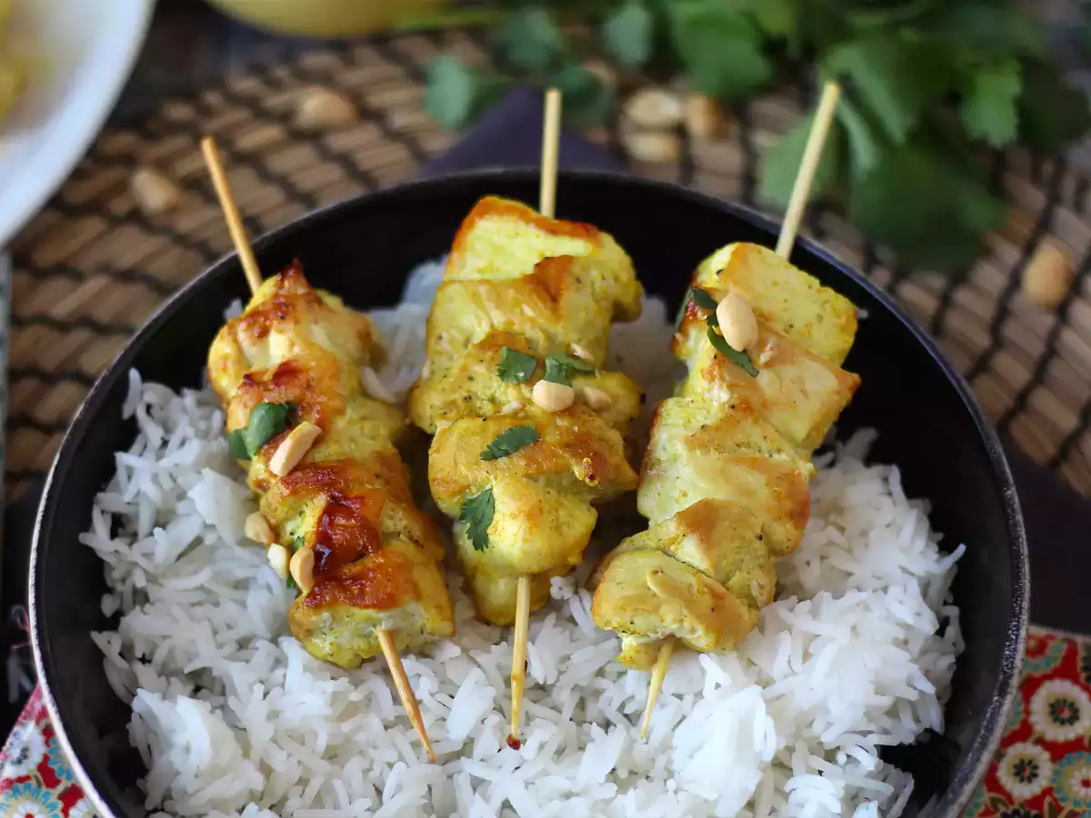 Csirke kebab satay mártással, egy kulináris utazás Ázsiába! - fotó 5