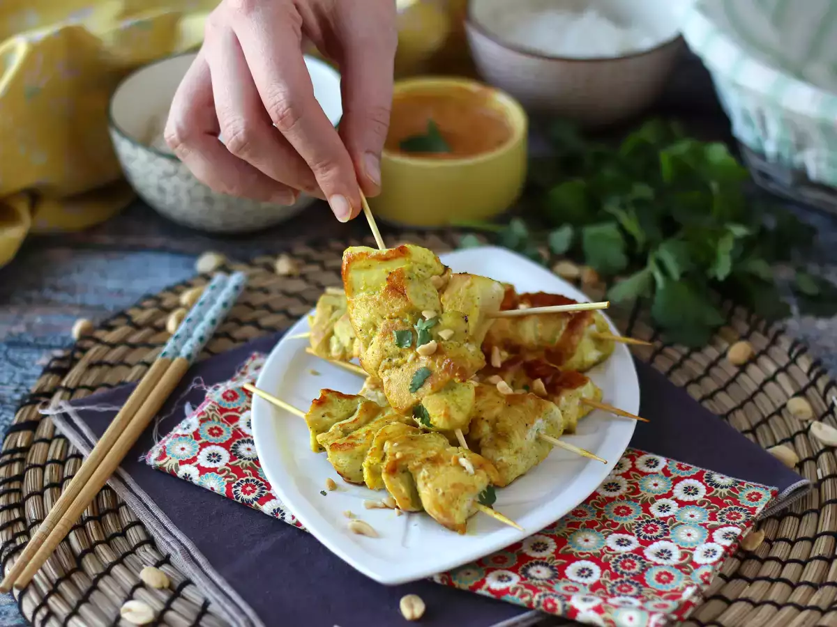 Csirke kebab satay mártással, egy kulináris utazás Ázsiába! - fotó 8