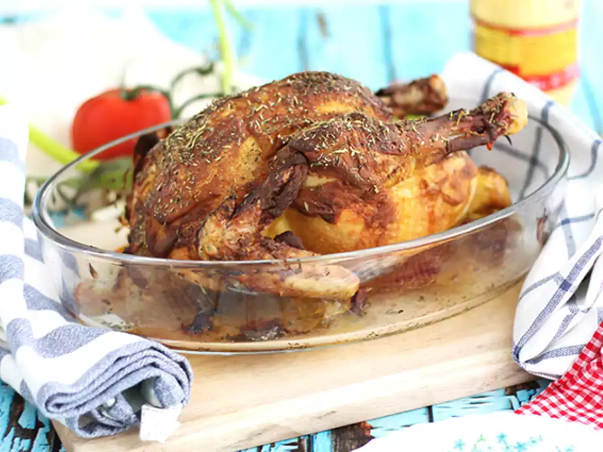 Csirke mustáros és herbes de Provence kéregben