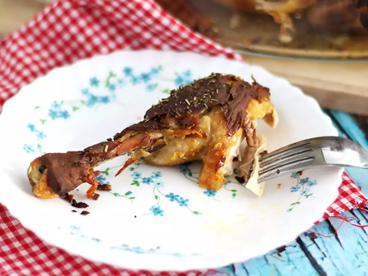 Csirke mustáros és herbes de Provence kéregben - fotó 3