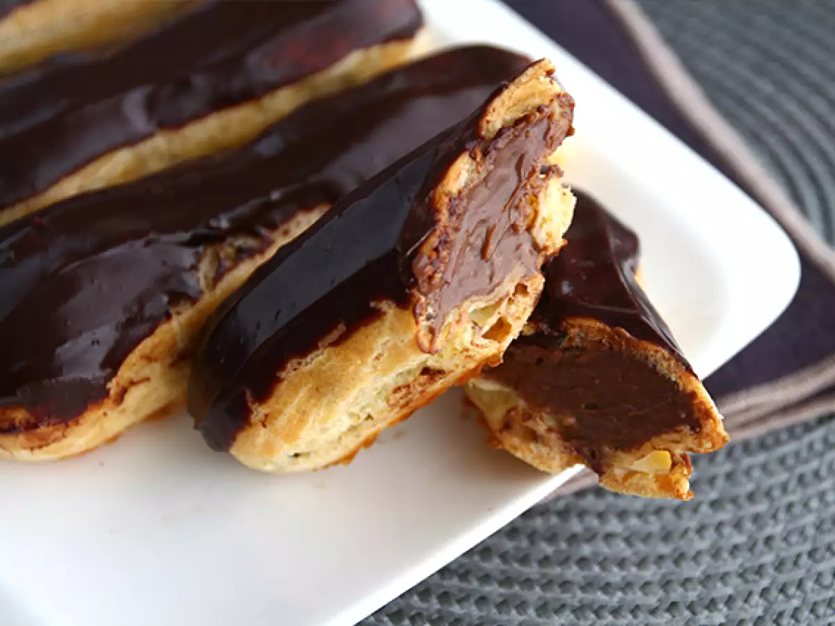 Csokoládé éclair (lépésről-lépésre útmutató) - fotó 4