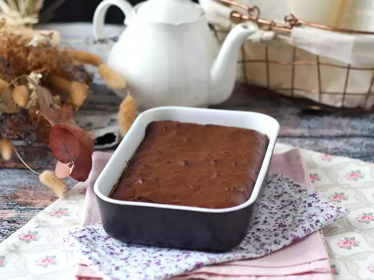Csokoládé és dió brownie a légsütőben - fotó 3