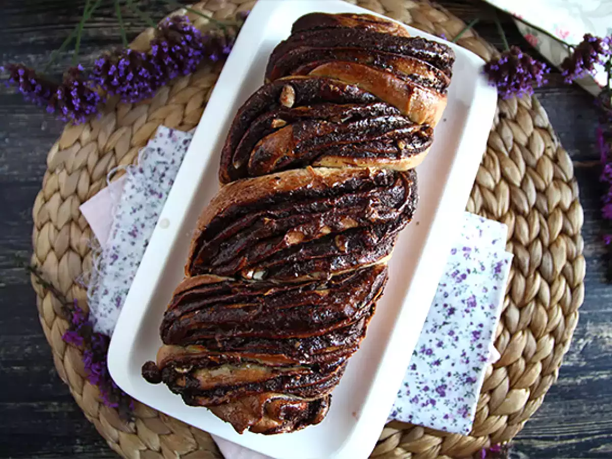 Csokoládé és mogyorós babka briós - fotó 3