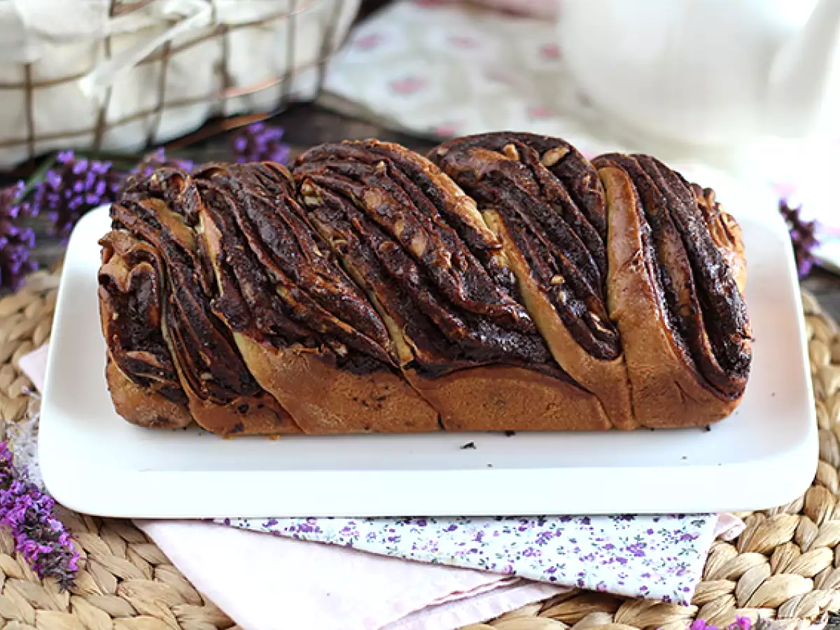 Csokoládé és mogyorós babka briós - fotó 4