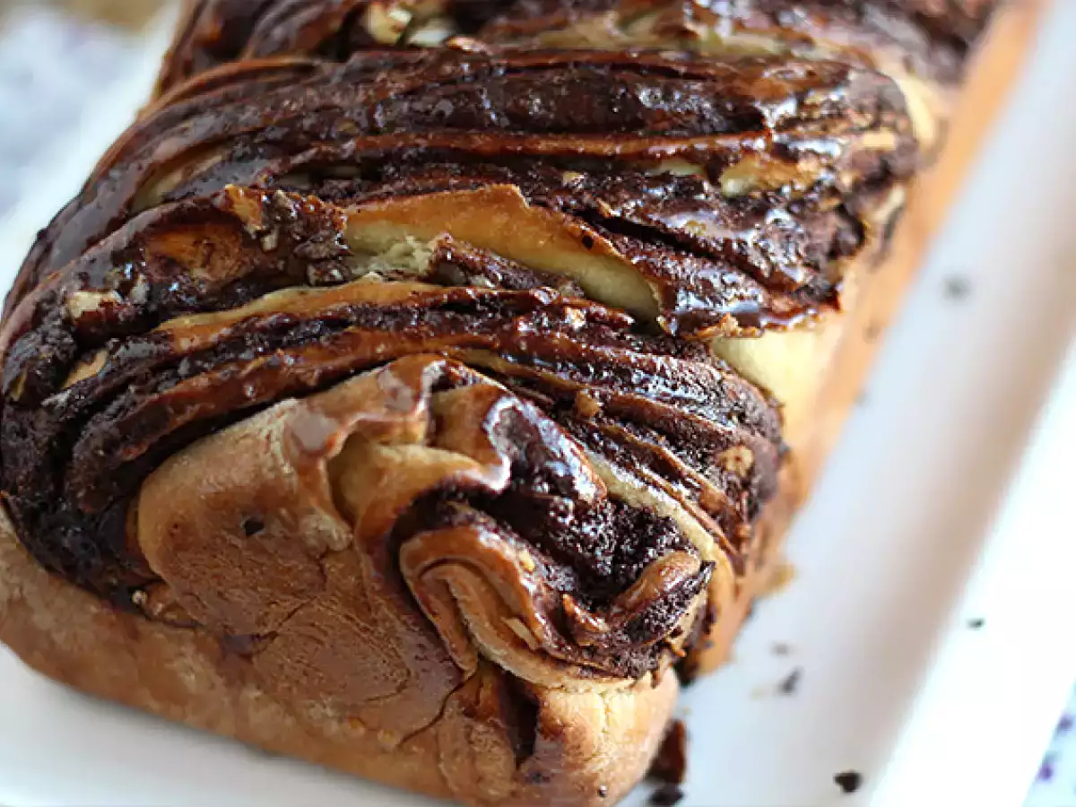 Csokoládé és mogyorós babka briós - fotó 5