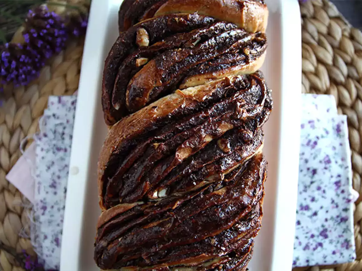 Csokoládé és mogyorós babka briós - fotó 6