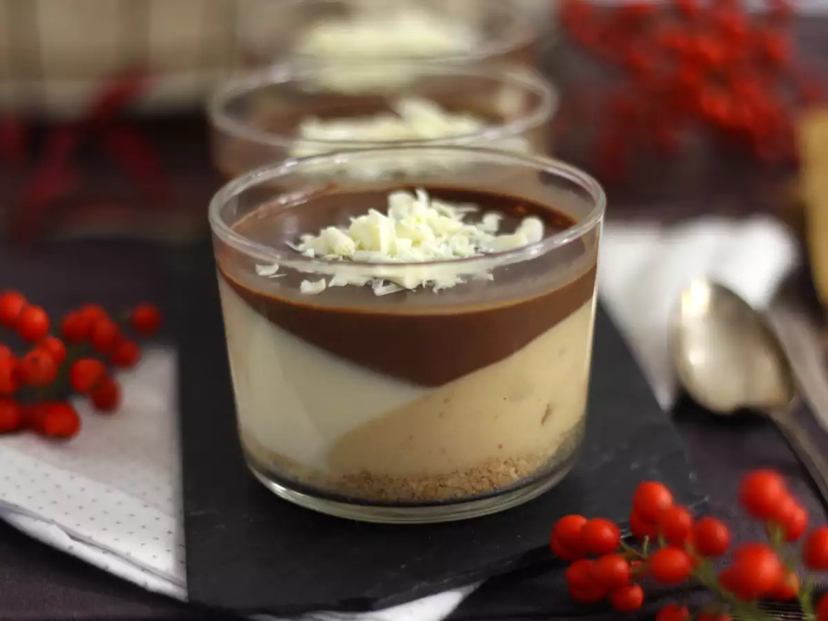 Csokoládé és nugát csészék. Egyszerű recept - fotó 2