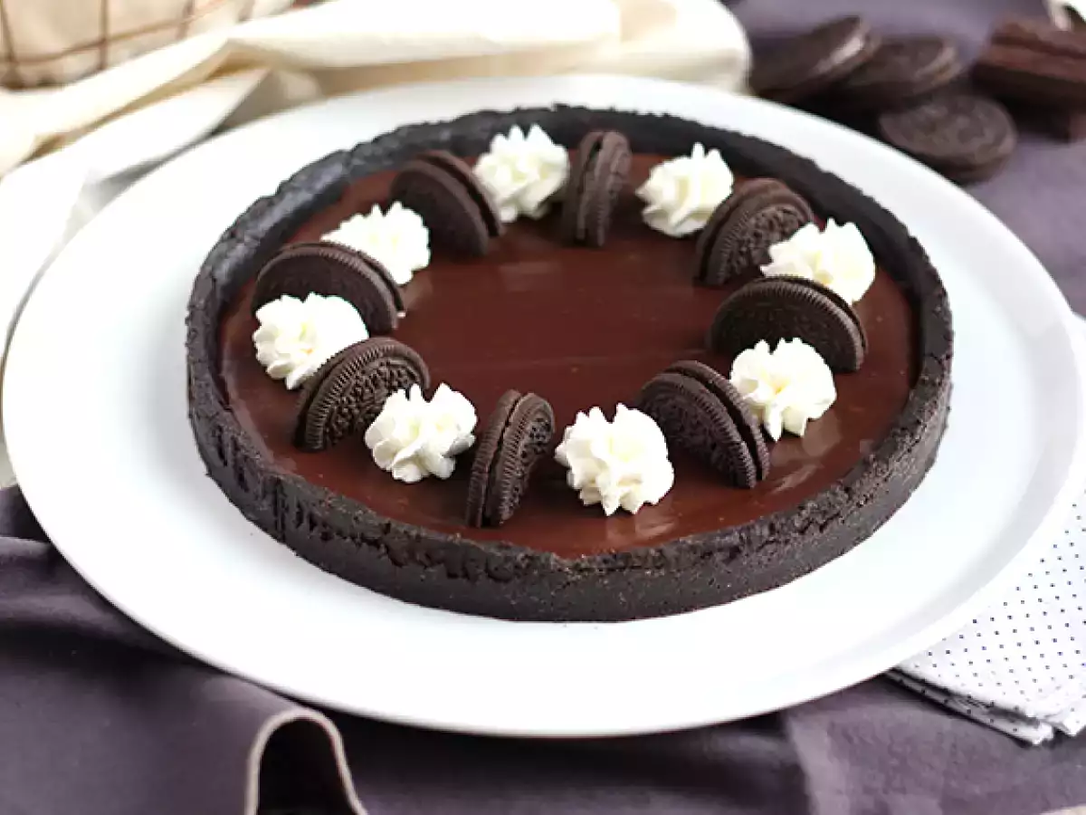 Csokoládé és oreo tortácska - fotó 2
