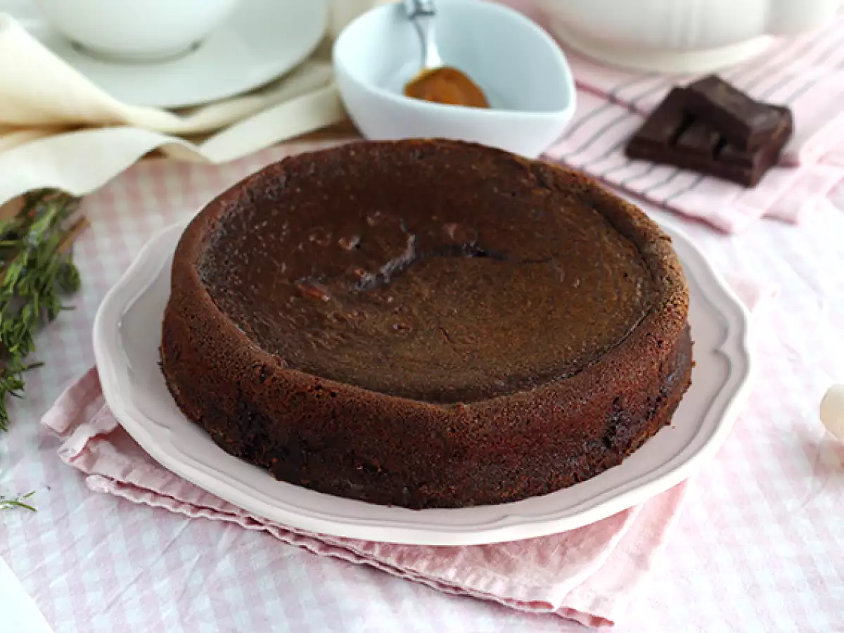 Csokoládé és sós vajas karamell fondant - fotó 2