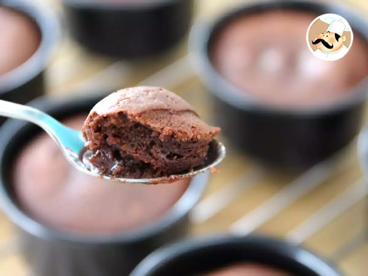 Csokoládé fondant ultra folyós közepével, lépésről lépésre - fotó 4