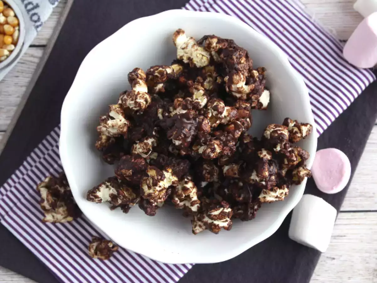 Csokoládé popcorn és mályvacukor - fotó 4