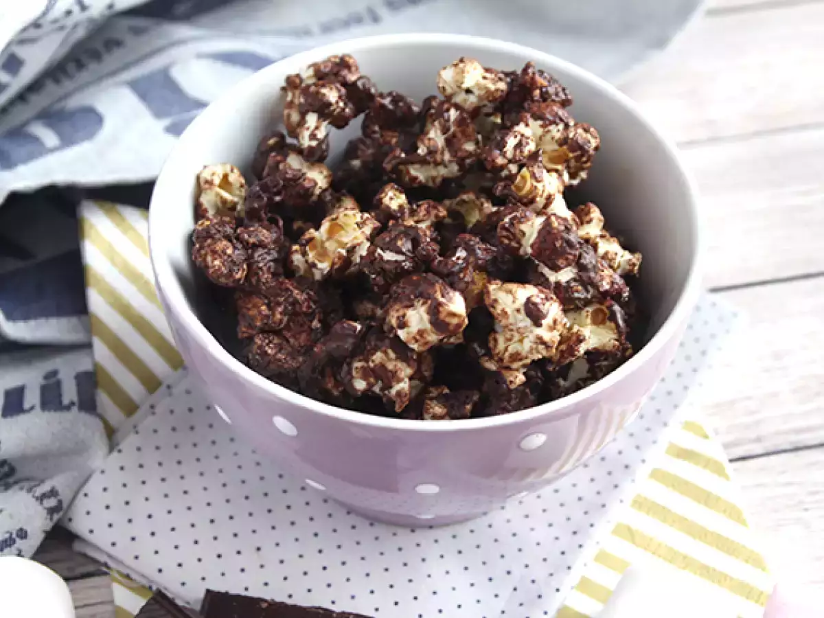 Csokoládé popcorn és mályvacukor - fotó 5