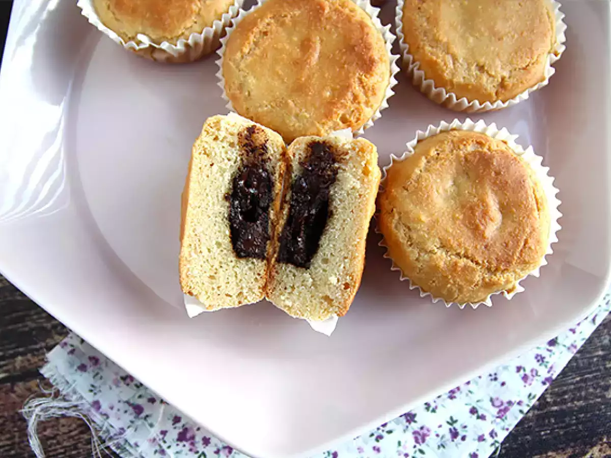 Csokoládé szív muffinok - Vegán és gluténmentes - fotó 2