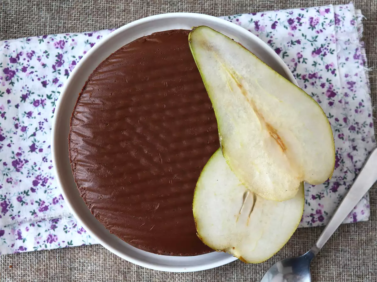 Csokoládés körtefudge, egy szuperegyszerű desszert, ami mindössze 2 hozzávalóból készül! - fotó 4