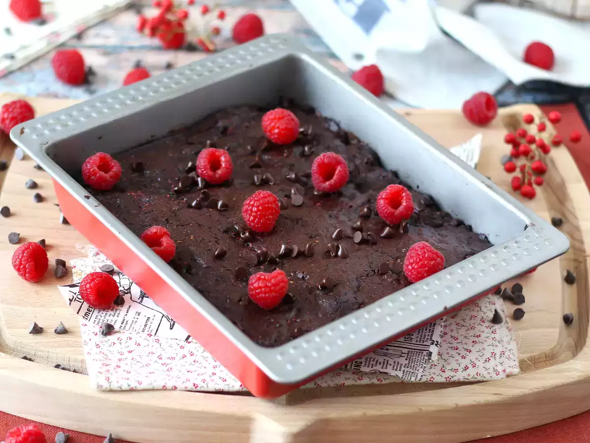 Csokoládés málnás brownie, tiszta élvezet! - fotó 4