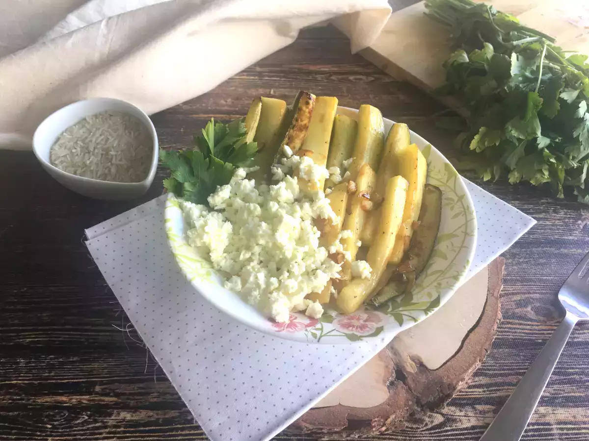Cukkini citrommal és feta sajttal - fotó 4